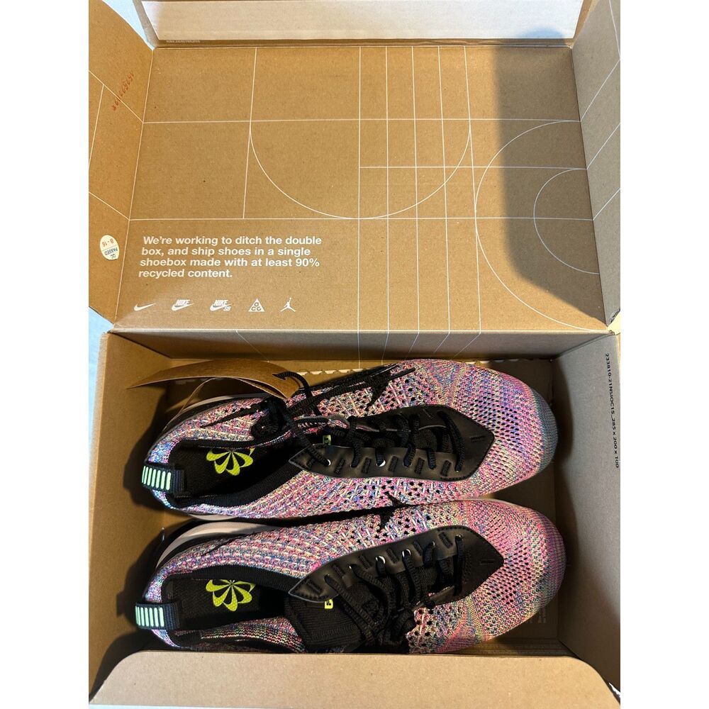 Nike Air Max Flyknit Racer Multicolor (Ghost Green/Black/Rose/Pink Blast) - Picture 6 of 7